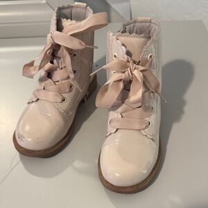 Stylish Kids Boots with Ribbon Laces